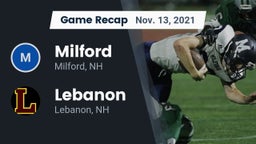 Recap: Milford  vs. Lebanon  2021