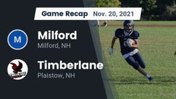 Recap: Milford  vs. Timberlane  2021
