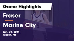 Fraser  vs Marine City  Game Highlights - Jan. 22, 2024