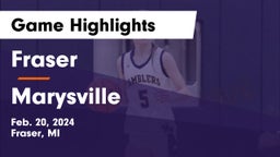 Fraser  vs Marysville  Game Highlights - Feb. 20, 2024