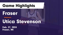 Fraser  vs Utica Stevenson  Game Highlights - Feb. 27, 2024