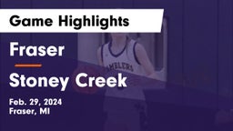 Fraser  vs Stoney Creek  Game Highlights - Feb. 29, 2024