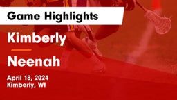 Kimberly  vs Neenah  Game Highlights - April 18, 2024