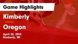 Kimberly  vs Oregon  Game Highlights - April 20, 2024