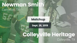 Matchup: Newman Smith High vs. Colleyville Heritage  2019