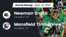 Recap: Newman Smith  vs. Mansfield Timberview  2023