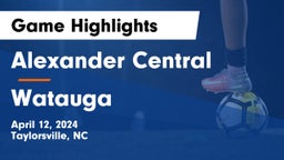 Alexander Central  vs Watauga  Game Highlights - April 12, 2024