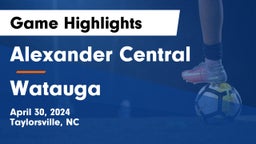 Alexander Central  vs Watauga  Game Highlights - April 30, 2024