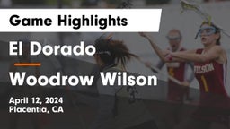 El Dorado  vs Woodrow Wilson Game Highlights - April 12, 2024