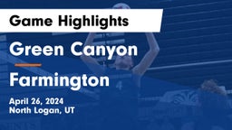 Green Canyon  vs Farmington  Game Highlights - April 26, 2024