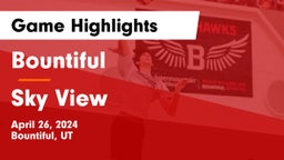 Bountiful  vs Sky View Game Highlights - April 26, 2024