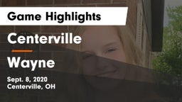 Centerville vs Wayne  Game Highlights - Sept. 8, 2020