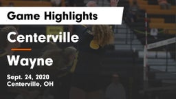 Centerville vs Wayne  Game Highlights - Sept. 24, 2020