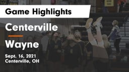 Centerville vs Wayne  Game Highlights - Sept. 16, 2021