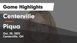Centerville vs Piqua  Game Highlights - Oct. 20, 2022