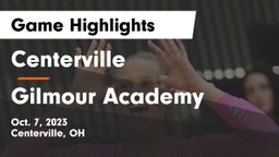 Centerville vs Gilmour Academy  Game Highlights - Oct. 7, 2023