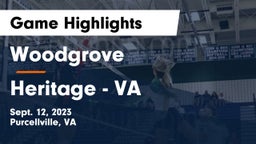 Woodgrove  vs Heritage  - VA  Game Highlights - Sept. 12, 2023