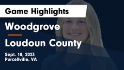 Woodgrove  vs Loudoun County  Game Highlights - Sept. 18, 2023