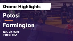 Potosi  vs Farmington  Game Highlights - Jan. 22, 2021