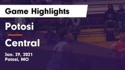 Potosi  vs Central  Game Highlights - Jan. 29, 2021