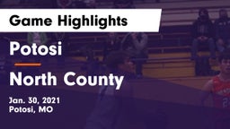 Potosi  vs North County  Game Highlights - Jan. 30, 2021