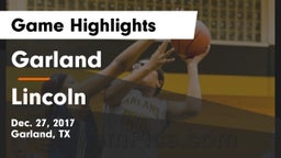 Garland  vs Lincoln  Game Highlights - Dec. 27, 2017