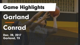 Garland  vs Conrad Game Highlights - Dec. 28, 2017