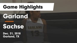 Garland  vs Sachse  Game Highlights - Dec. 21, 2018