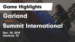 Garland  vs Summit International Game Highlights - Dec. 28, 2018