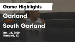 Garland  vs South Garland  Game Highlights - Jan. 21, 2020