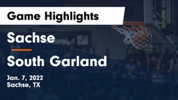 Sachse  vs South Garland  Game Highlights - Jan. 7, 2022