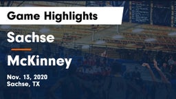 Sachse  vs McKinney  Game Highlights - Nov. 13, 2020