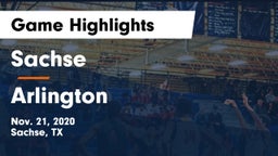 Sachse  vs Arlington  Game Highlights - Nov. 21, 2020