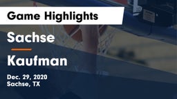 Sachse  vs Kaufman  Game Highlights - Dec. 29, 2020