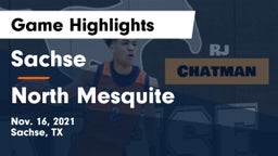 Sachse  vs North Mesquite Game Highlights - Nov. 16, 2021