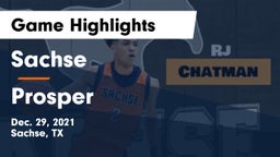Sachse  vs Prosper  Game Highlights - Dec. 29, 2021