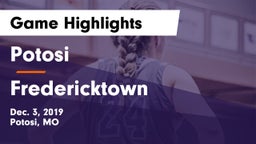 Potosi  vs Fredericktown  Game Highlights - Dec. 3, 2019