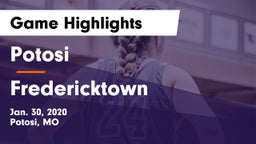 Potosi  vs Fredericktown  Game Highlights - Jan. 30, 2020
