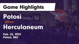 Potosi  vs Herculaneum  Game Highlights - Feb. 26, 2024