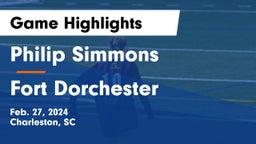 Philip Simmons  vs Fort Dorchester  Game Highlights - Feb. 27, 2024