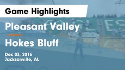 Pleasant Valley  vs Hokes Bluff  Game Highlights - Dec 03, 2016
