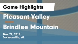 Pleasant Valley  vs Brindlee Mountain  Game Highlights - Nov 22, 2016