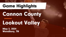Cannon County  vs Lookout Valley Game Highlights - May 2, 2024