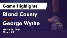 Bland County  vs George Wythe  Game Highlights - March 28, 2024