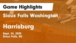 Sioux Falls Washington  vs Harrisburg  Game Highlights - Sept. 24, 2020