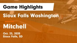 Sioux Falls Washington  vs Mitchell  Game Highlights - Oct. 23, 2020