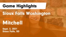 Sioux Falls Washington  vs Mitchell  Game Highlights - Sept. 2, 2021