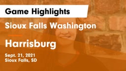 Sioux Falls Washington  vs Harrisburg  Game Highlights - Sept. 21, 2021