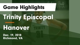 Trinity Episcopal  vs Hanover  Game Highlights - Dec. 19, 2018