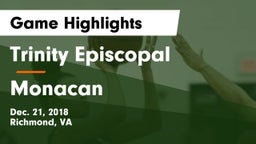 Trinity Episcopal  vs Monacan  Game Highlights - Dec. 21, 2018